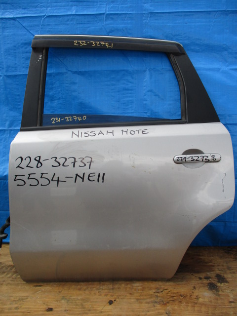 Used Nissan Note DOOR SHELL REAR LEFT